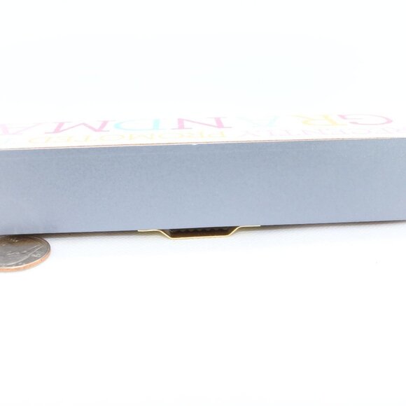 💥HP💥 Small wood plaque "Recently Promoted to GRANDMA'"ready to hang 6.5x2x1.25 - Picture 3 of 4